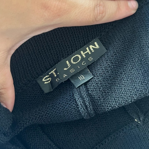 Vintage St. John Basic Santana Knit Crop Pants - Picture 4 of 9